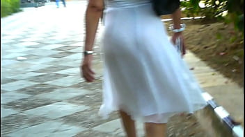 falda transparente